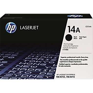 CF214A - HP 14A ORIGINAL Toner Cartridge for  LaserJet Enterprise 700 TopShot LaserJet Pro M27
